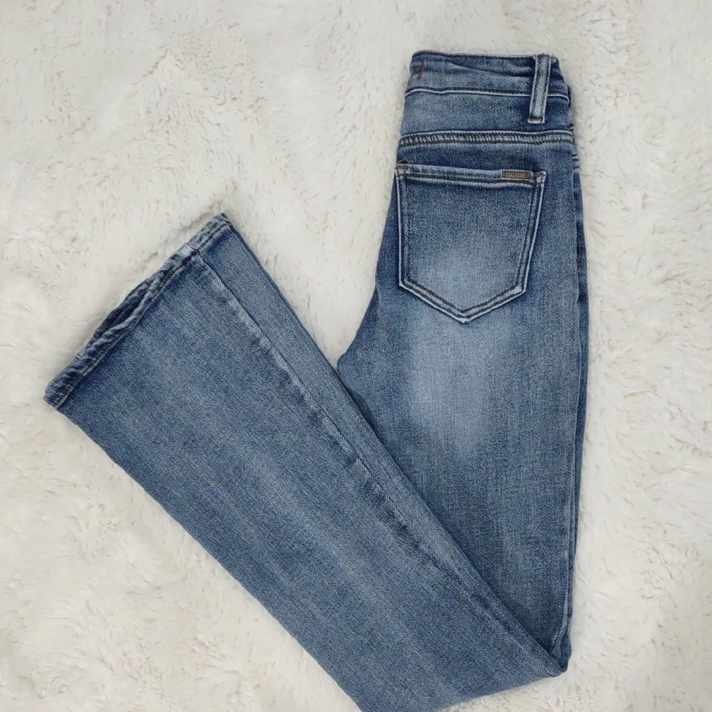 DISCLOSURE Blue Flare Wide Leg Jeans - Picture 16 of 16